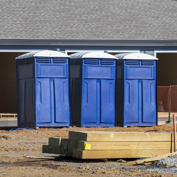 are there any additional fees associated with porta potty delivery and pickup in Mackinaw